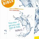 "Vous tous qui avez soif... venez! "  Week-end BIBLE national