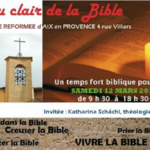 Au clair de la Bible... à Aix-en-Provence du 11 au 13 mars 2011