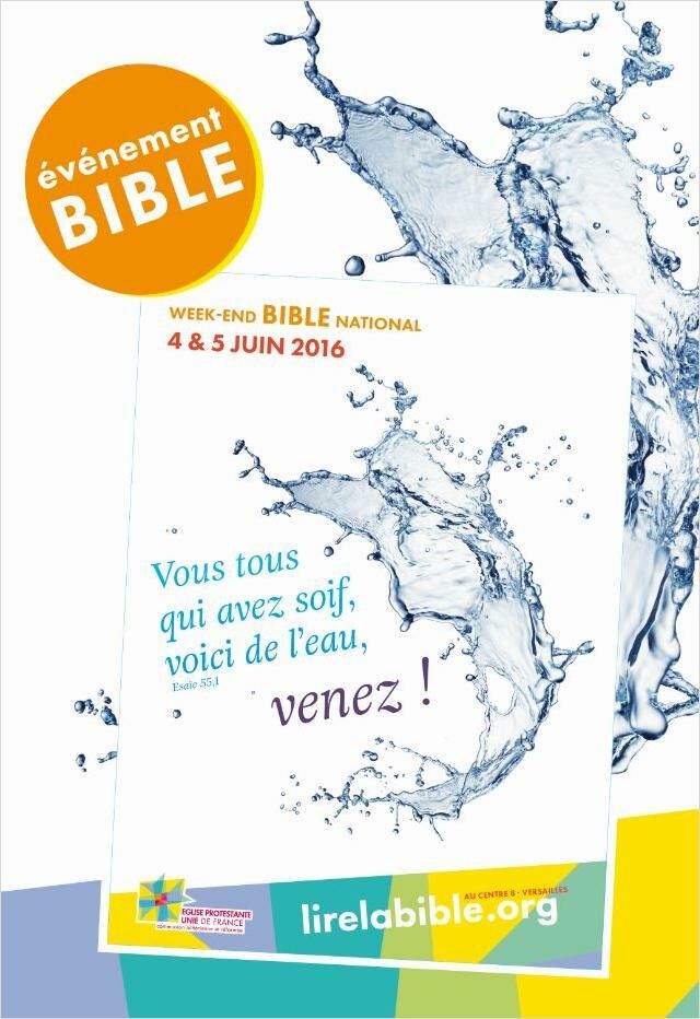 "Vous tous qui avez soif... venez! "  Week-end BIBLE national